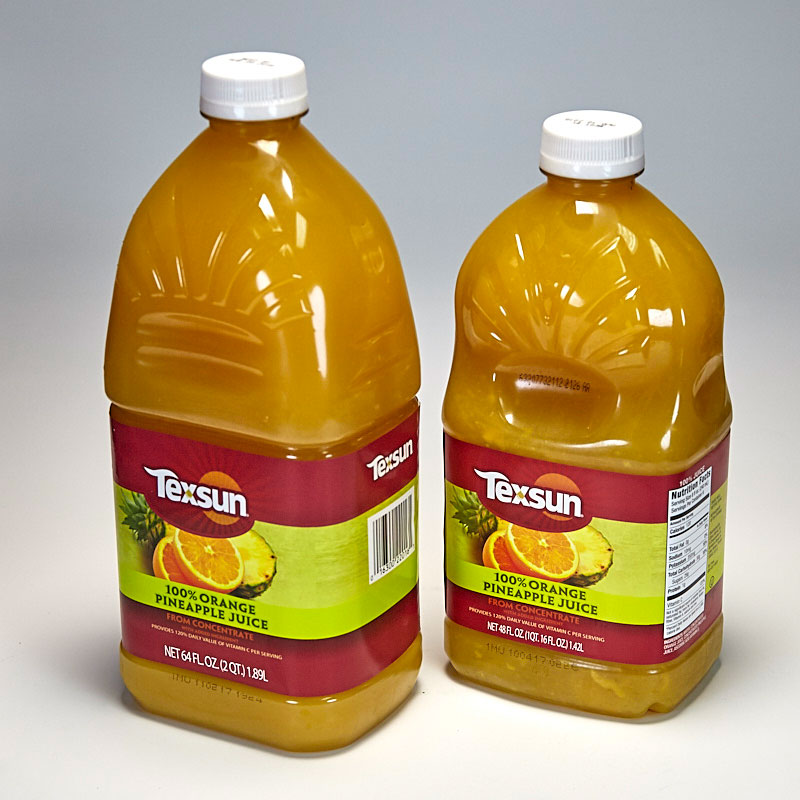 Texsun 100% jugo de piña naranja
